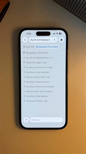 We got an agent to control a remote browser on iOSIt shares its screen so you can peek at what it's doing