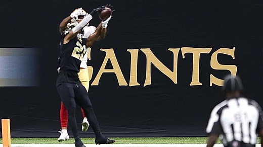 Patrick Robinson clutch interception in the end zone | Saints-49ers Highlights