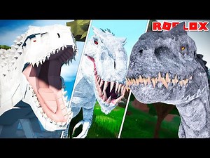 EVOLUTION OF INDOMINUS REX IN ROBLOX! FROM WORST TO BEST GAME!!
