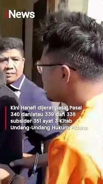 Gelar Pesta Nikah Usai Habisi Tiwi, Hanafi Kini Terancam Pidana Mati #shorts