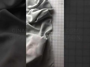 How to Sew with Chiffon, Georgette or thin fabrics