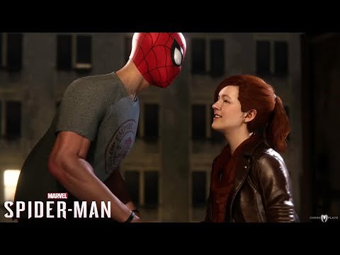 Peter Parker & Mary Jane’s (MJ) Love Story [All Awkward & Romance Scenes] In Marvel’s Spider-Man
