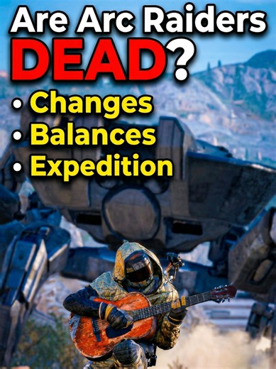 Arc Raiders is facing two major concerns from the community following the Shrouded Sky update. This video breaks down whether the Expedition system is creating an unfair advantage for dedicated players, and whether the latest patch changes, including increased crafting requirements and weapon nerfs, are pushing Raiders away from the game. From Wolfpack and Deadline crafting costs to the Venator nerf and the Torro still running wild, every change is discussed with full context on why Embark is ma