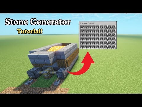 Minecraft: FAST & EASY STONE FARM Tutorial (Survival Friendly!) | 1.21+