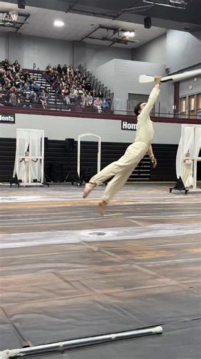 Greenwood HS finishing up Open Class at the Northview Show! | Indiana High School Color Guard Association