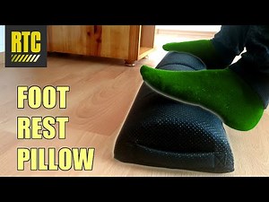 Ergonomic FOOT REST Stool Pillow for Under Computer Desk in Office or Home