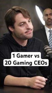 1 Gamer vs 20 Gaming CEOs