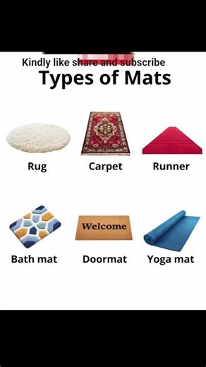 Learn types of mats.