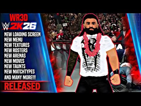 (400MB) WR3D 2K26 GKW EDITION RELEASED! | NEW FEATURES UPDATED ROSTER NEW TEXTURE NEW MOVE WR3D 2K26