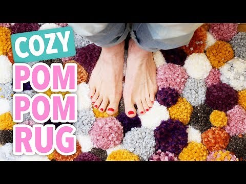 DIY Cozy Pom Pom Rug - HGTV Handmade