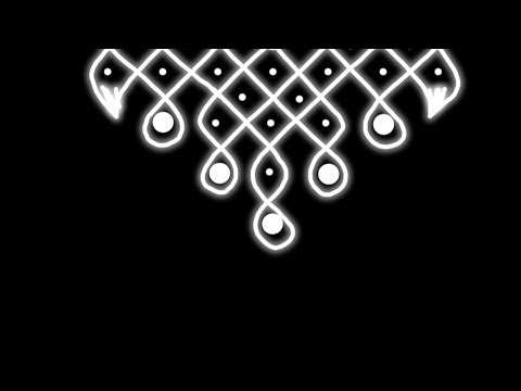 8️⃣ 8×2 dots Sikkukolam ✍️ Beautiful Chikku Kolam Collection | Poongothai Kolangal