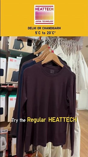 UNIQLO’s HEATTECH is designed to keep you warm and comfortable at all times.