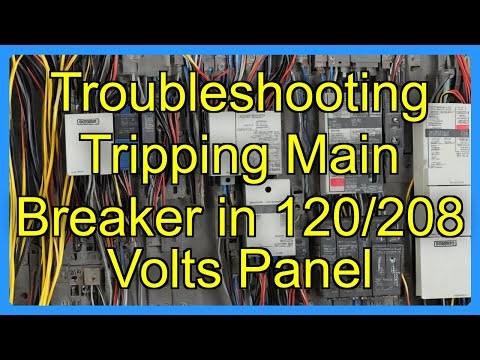 Troubleshooting Tripping Main Breaker in 120/208 Volts Panel