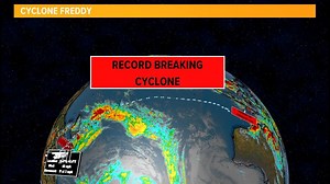 Cyclone Freddy breaks the record for longest lived tropical system in the world, over a month