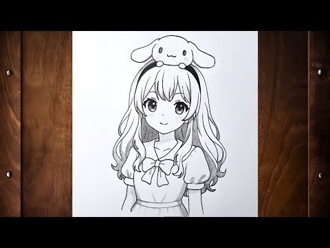 How to Draw a Cute Anime Girl SUPER EASY! (Step by Step for Beginners)