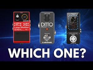 Boss RC1 Vs Ditto Vs Lekato - which is the best BUDGET loop pedal?