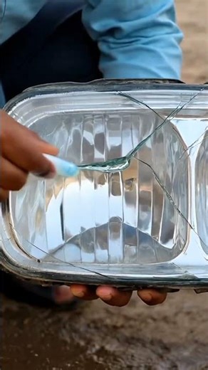 How to fix cracked headlights