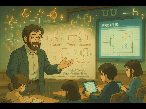 3. MOSFET Complex Circuit Analysis | Mode Assumption & Simplification