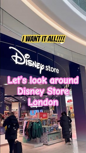 Walt Disney World merch and so much more in the Disney Store London! #shopdisney #disneystore