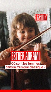 98K views · 102 reactions | On a suivi @estherabrami (et son violon superstar) à l’Olympia, et on en a profité pour lui demander pourquoi les femmes restent si sous-représentées dans la musique classique  | Herstory | Facebook