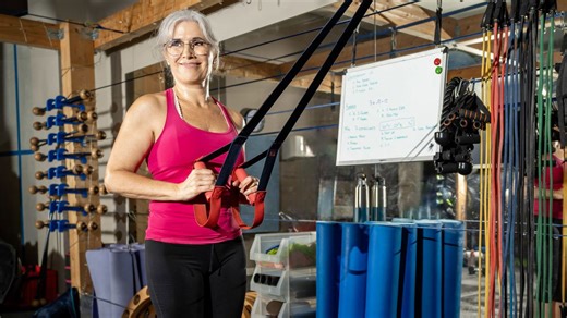 Can’t squat or lunge? This suspension trainer-assisted workout helps target the same muscles while sparing your joints