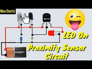 How to IR Proximity Sensor Circuit using BC 547 Transistor | Simple Proximity Sensor