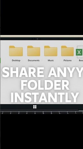 How to Share Any Folder in Seconds on Windows — Hidden Tool #windows11 #windows #filesize #microsoft