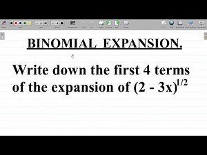 Binomial Expansion Mathematics Test Question & Solution: Binomial Theorem For Rational Index(Power)