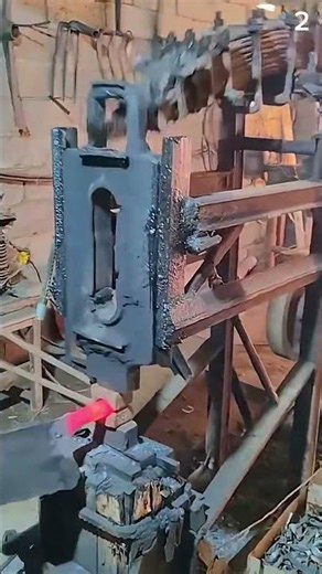 Amazing process of making knives with unique large tools #shorts