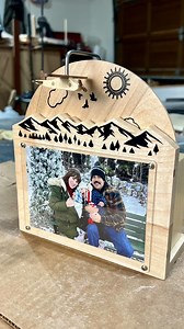 1.3K views | Here’s my entry into the #shapeokominimasterpiece challenge! Custom music box/picture frame all carved on my Shapeoko pro XXL @carbide3d #woodworking #cnc #diy #musicbox | Aqua Vitae Woodworks | Facebook
