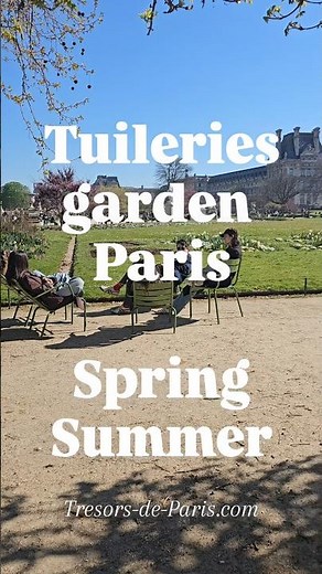 Tuileries Garden. Spring blooms, summer vibes nearLouvre & Concorde Read my blog for Paris secrets