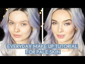 EVERYDAY MAKE UP TUTORIAL FOR PALE SKIN // MyPaleSkin
