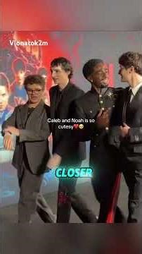 Caleb and Noah flirted for a full minute during the interview.