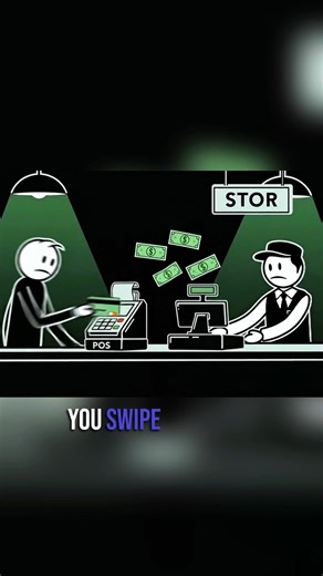 What Actually Happens When You Swipe a Credit Card 💳?? #usa #finance #financeexplained #viralshorts