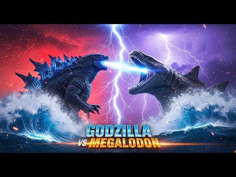 godzilla vs megalodon and marine reptiles the reptiles revenge after 60 million years full hd
