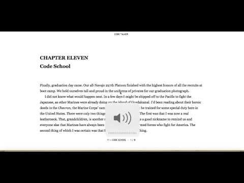 chapter 11 Code Talker