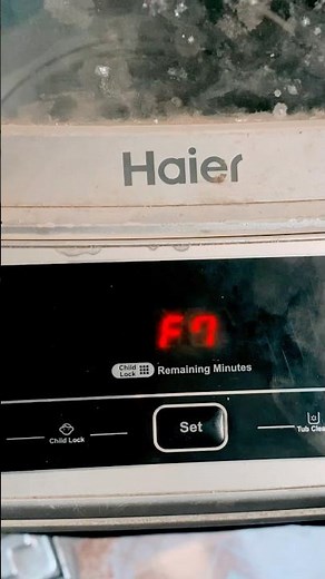 Haier automatic washing machine F7 error reason and Soultion#haiermachine#haierf7error