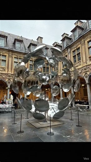 Sculpture An exploded view of ideas #lille #aishorts