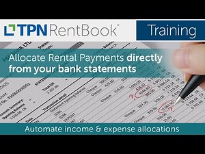 Allocate rental payment directly from your bank statement with RentBook’s new features