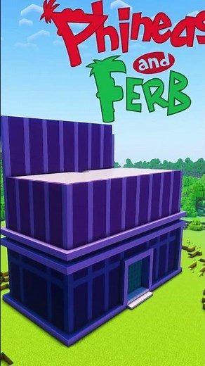 Build Doofenshmirtz Evil Inc 👃 #minecraft #phineasandferb #minecraftbuilding
