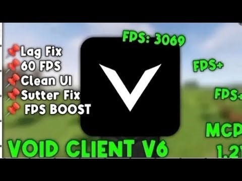 Void client v6 for mpce 1.21+ [BEST FOR PVP + BEST FPS+] 💥