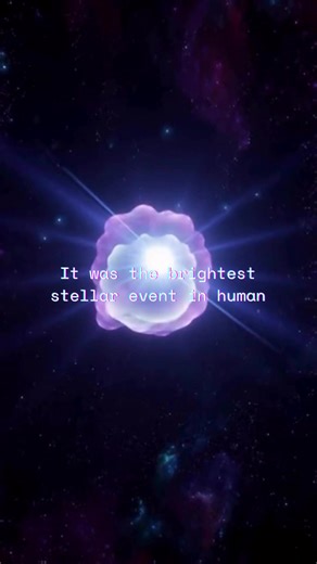 In 1054 AD, a supernova was visible during the day for nearly a month. It created the Crab Nebula. 🦀✨ #fyp #SpaceFacts #Supernova #History #VividPraxis