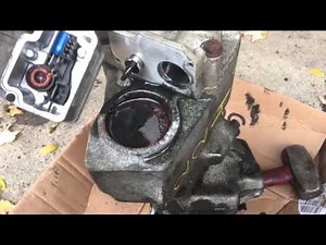 Oil pump dem module on haldex rear differential on a volvo