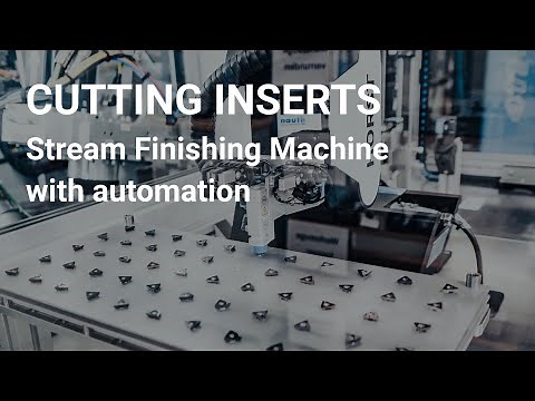 Stream Finishing - Cutting inserts automation