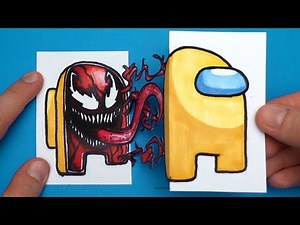 5 AWESOME & FUNNY AMONG US PAPER CRAFTS TO DO AT HOME