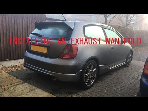 Installing a Honda Civic Type R EP3 Exhaust Manifold for Paris