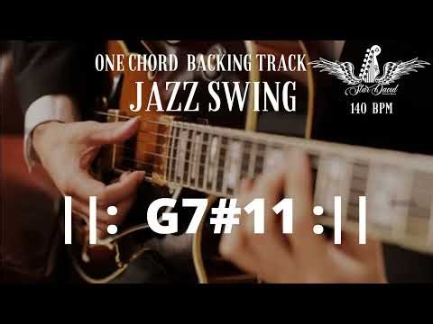 One Chord Backing Track Modern Jazz in G7#11 140 BPM