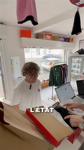 Retrait en boutique d’une belle TN 🥷🔥#sneakers #shop