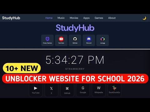 New Fresh Unblocker Links 2026 - Unblocked Websites For School Chromebook 2026