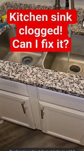 How to easily unclog your kitchen sink. #homediy #HomeImprovement #propertymanagement #landlord #plumbing #fblifestyle | dirtymaintenancenation.com